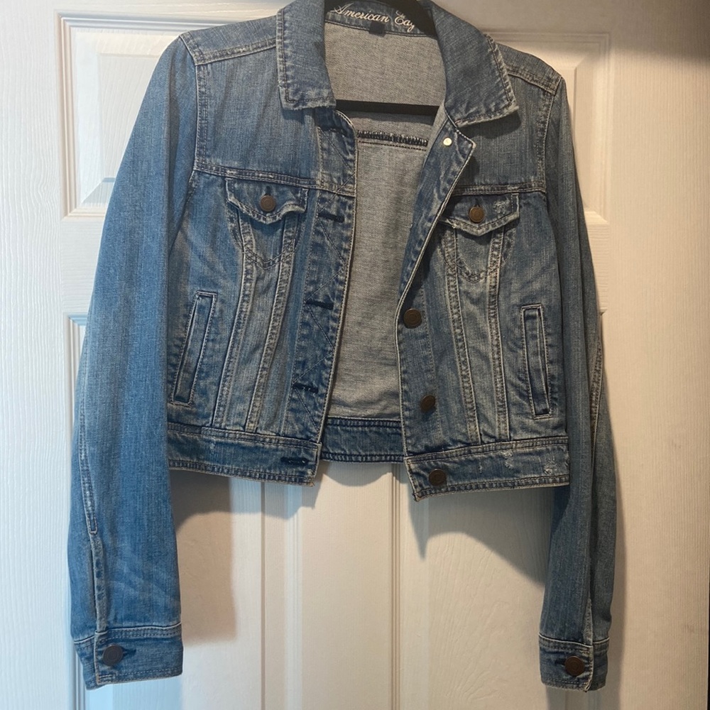 American Eagle Crop Jean Jacket